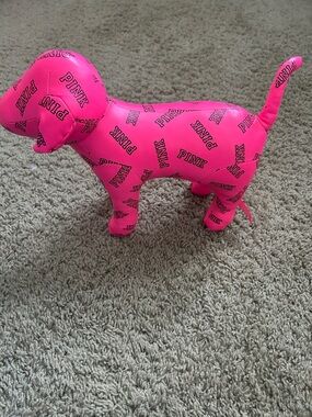 PINK Victoria's Secret Hot Pink Dachshund Plush Dog Toy